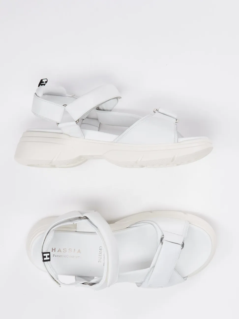 Hassia – Sandalen aus Kalbleder Off-White