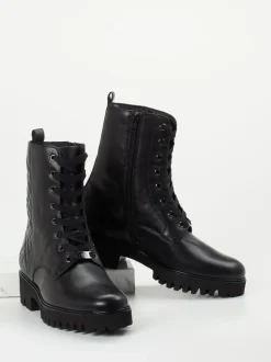 Hassia – Schnürboots aus Kalbleder Schwarz