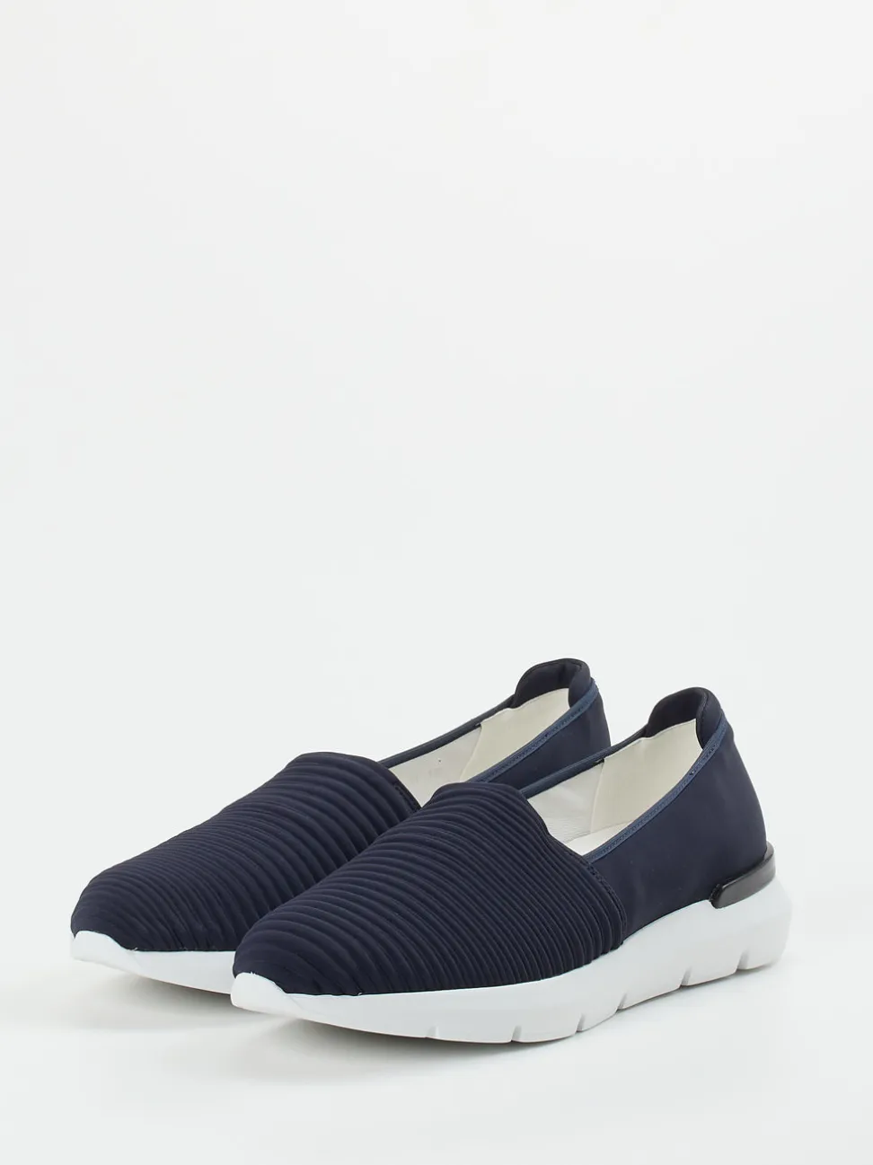 Hassia – Slipper aus Textil in Dunkelblau