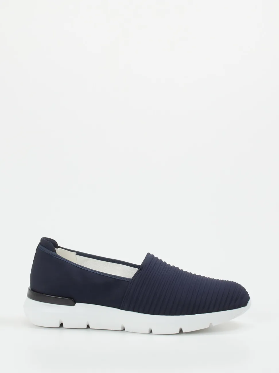 Hassia – Slipper aus Textil in Dunkelblau