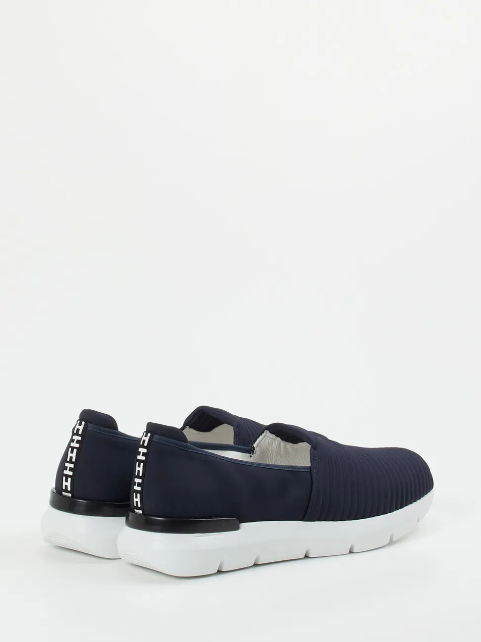 Hassia – Slipper aus Textil in Dunkelblau
