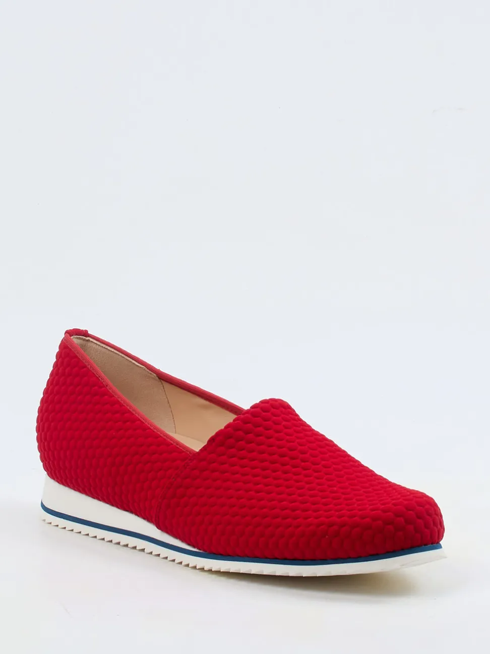Hassia – Slipper aus Textil in Signalrot