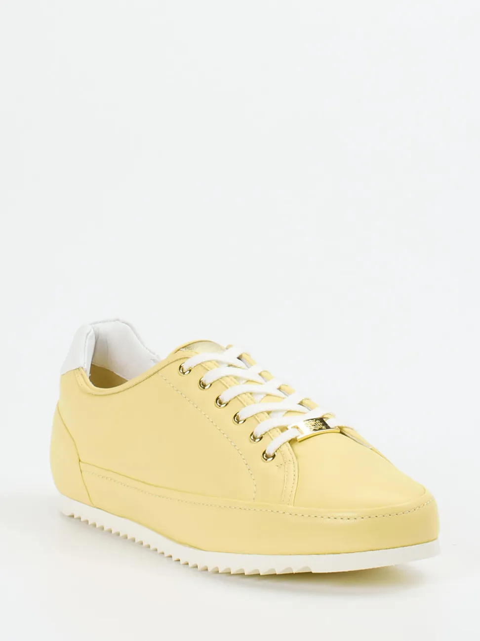 Hassia – Sneaker aus Lammleder in Pastellgelb