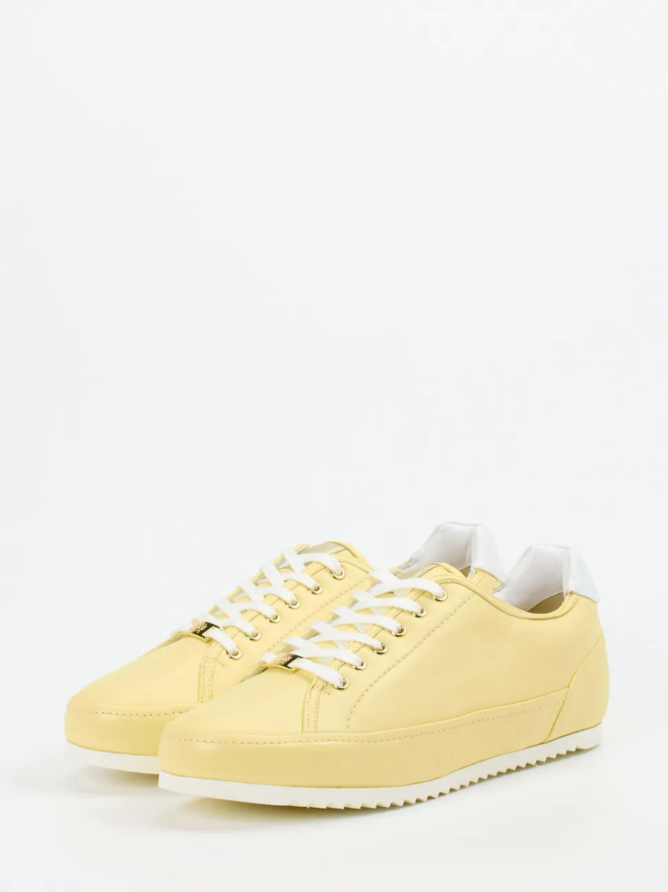 Hassia – Sneaker aus Lammleder in Pastellgelb