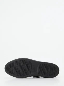 Hassia – Sneaker aus Metallicleder in Anthrazit