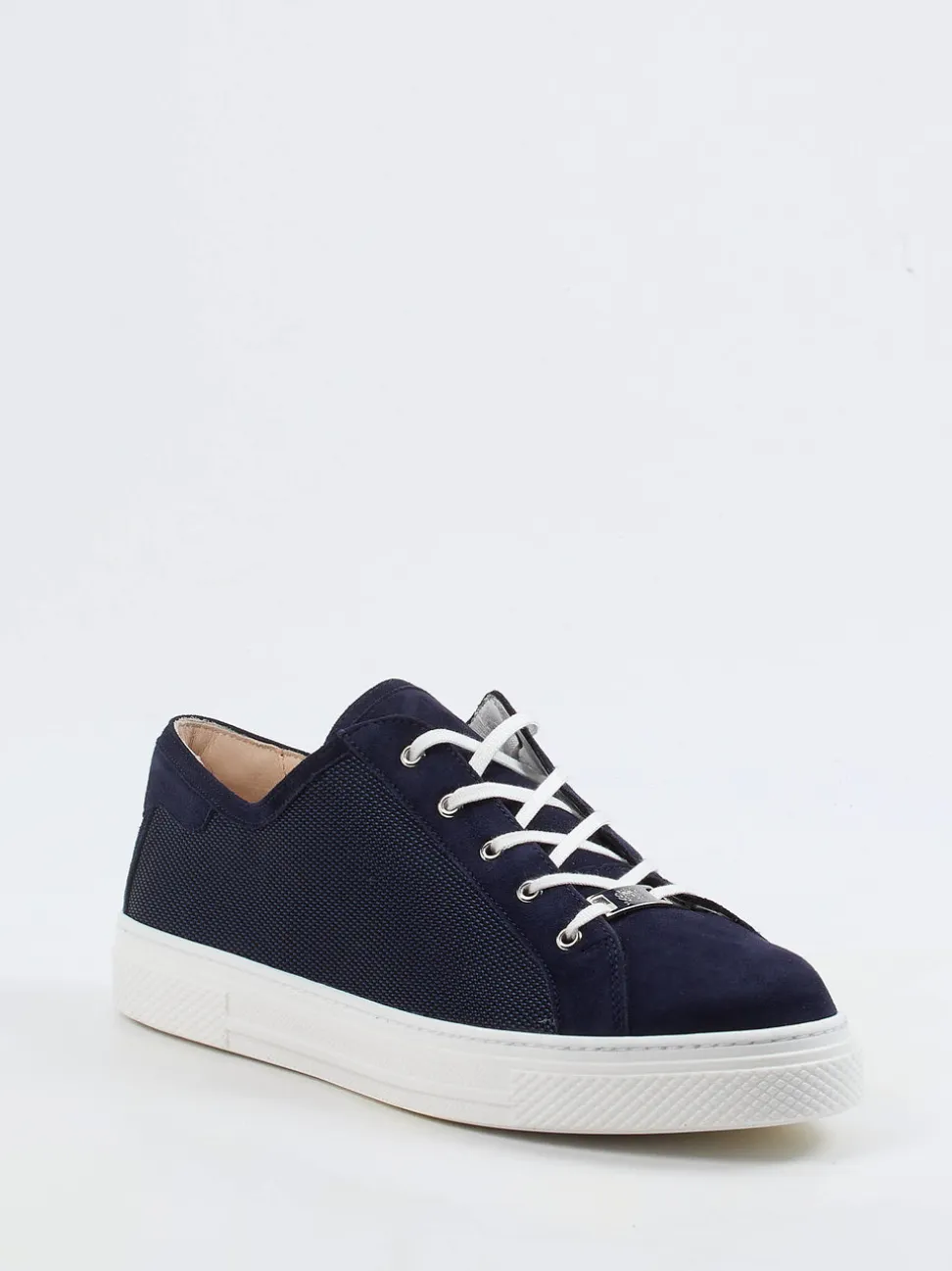Hassia – Sneaker aus Veloursleder und Mesh dunkelblau