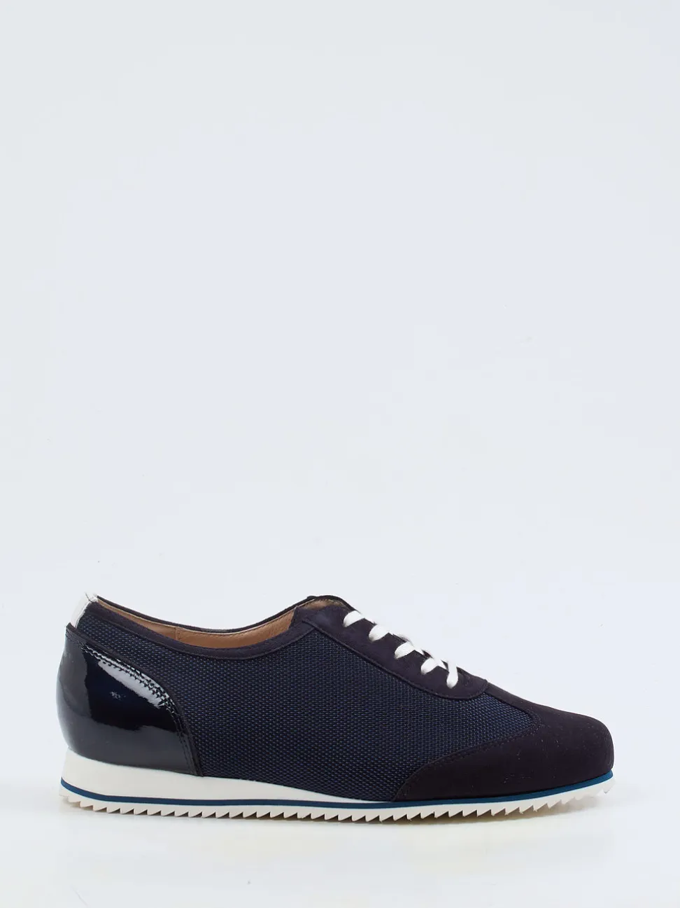 Hassia – Sneaker aus Veloursleder und Mesh dunkelblau