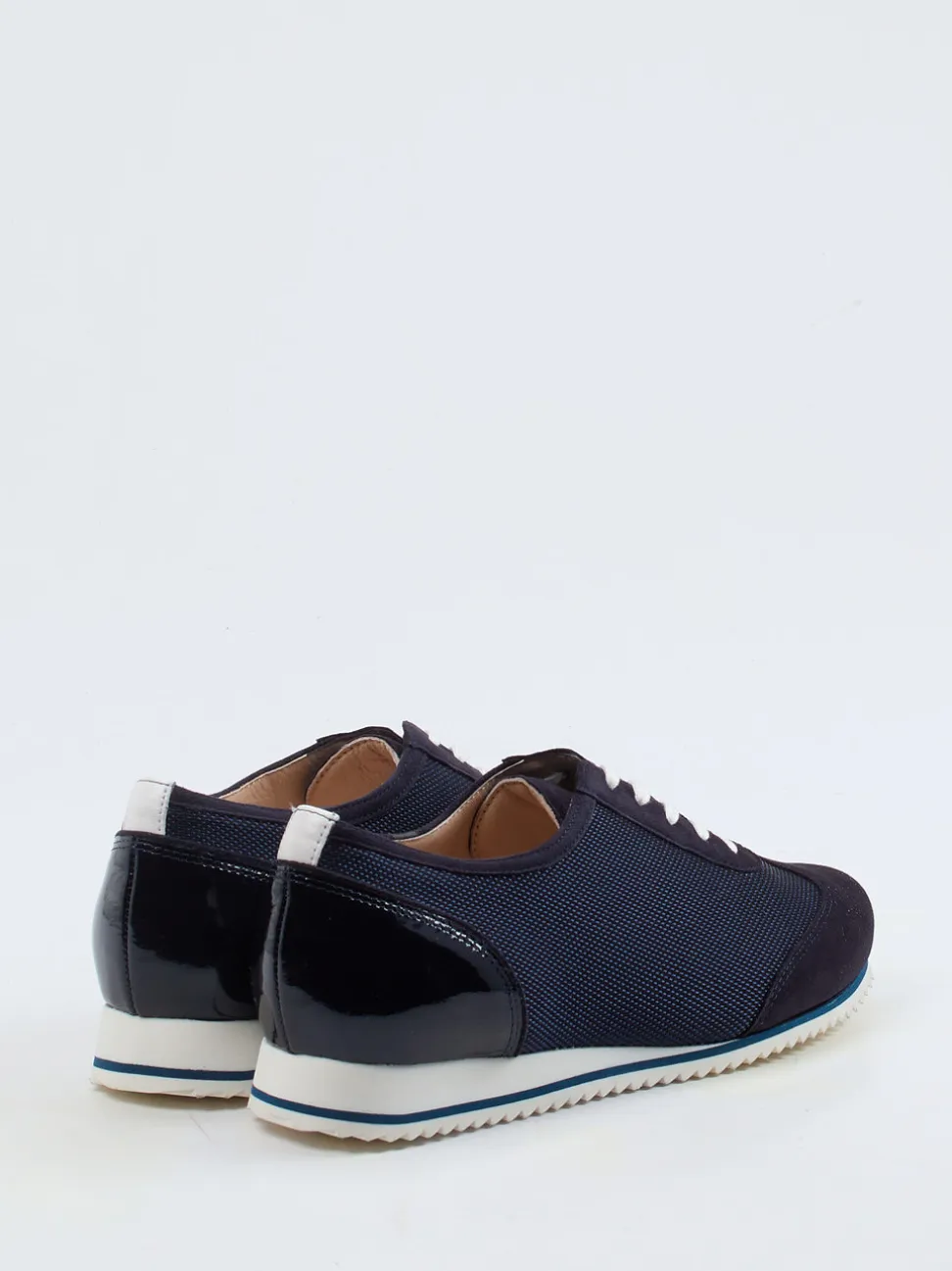Hassia – Sneaker aus Veloursleder und Mesh dunkelblau