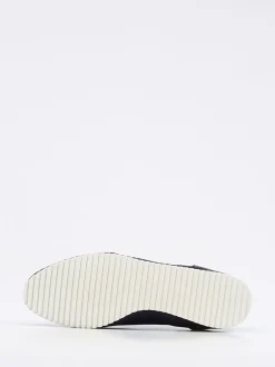 Hassia – Sneaker aus Veloursleder und Mesh dunkelblau