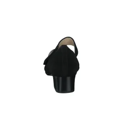 Hassia – Spangenpumps aus Nubukleder schwarz