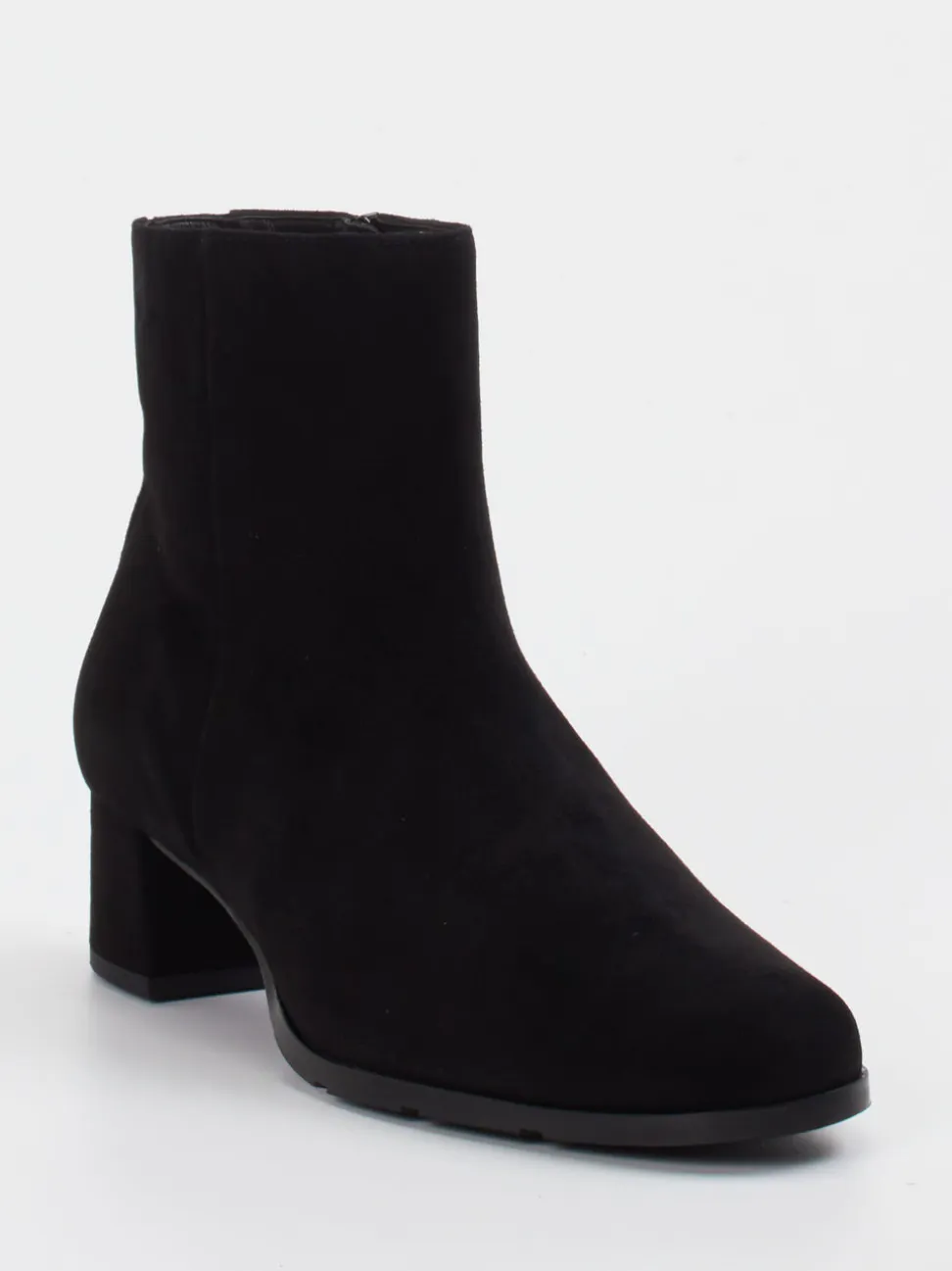 Hassia – Stiefelette aus Veloursleder Schwarz