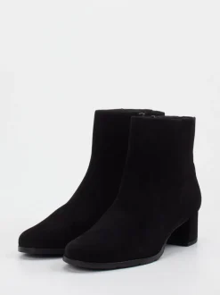 Hassia – Stiefelette aus Veloursleder Schwarz