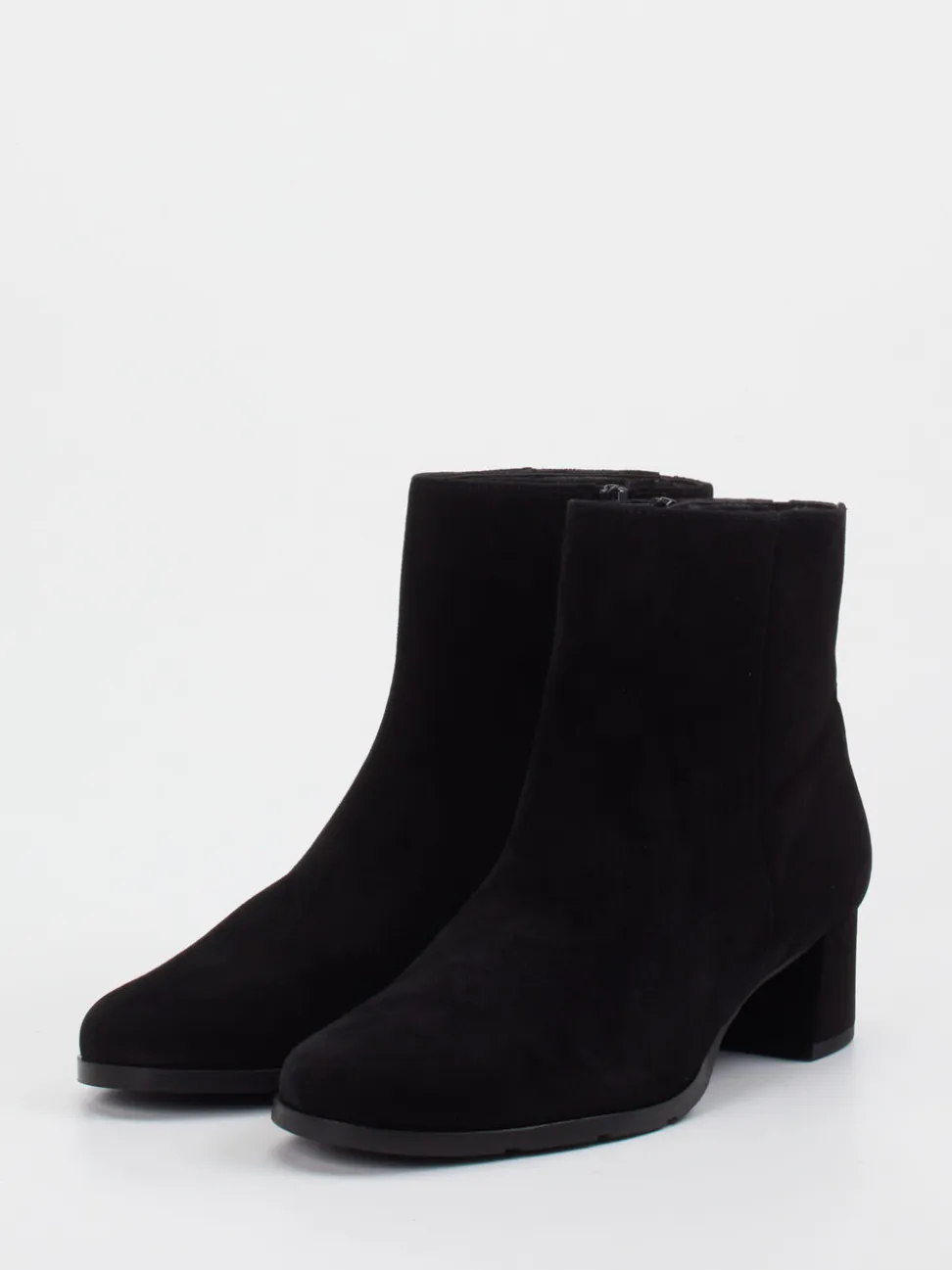 Hassia – Stiefelette aus Veloursleder Schwarz