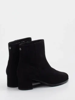 Hassia – Stiefelette aus Veloursleder Schwarz