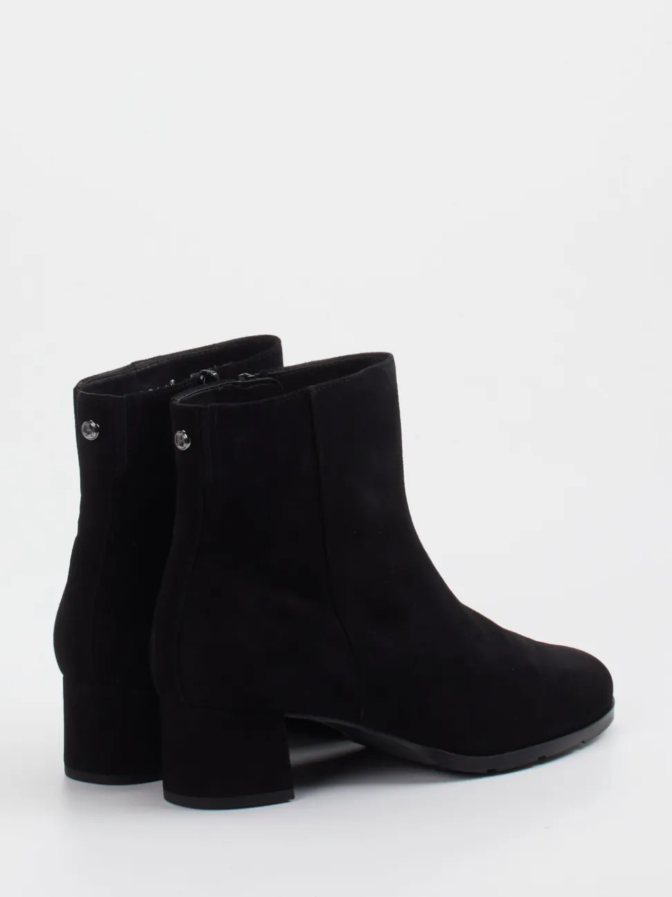 Hassia – Stiefelette aus Veloursleder Schwarz