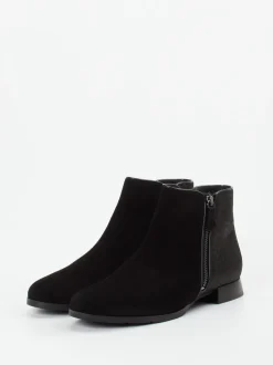 Hassia – Stiefeletten aus Veloursleder schwarz