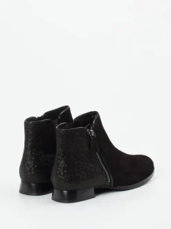 Hassia – Stiefeletten aus Veloursleder schwarz