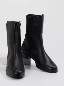 Hassia – Stiefeletten aus Kalbleder Schwarz