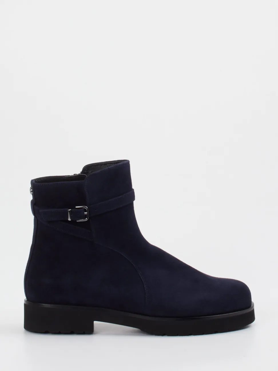Hassia – Stiefeletten aus Veloursleder Dunkelblau