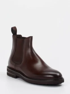 Henderson – Chelsea Boots aus Kalbleder Dunkelbraun
