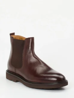 Henderson – Chelsea Boots aus Kalbleder dunkelbraun