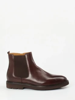 Henderson – Chelsea Boots aus Kalbleder dunkelbraun