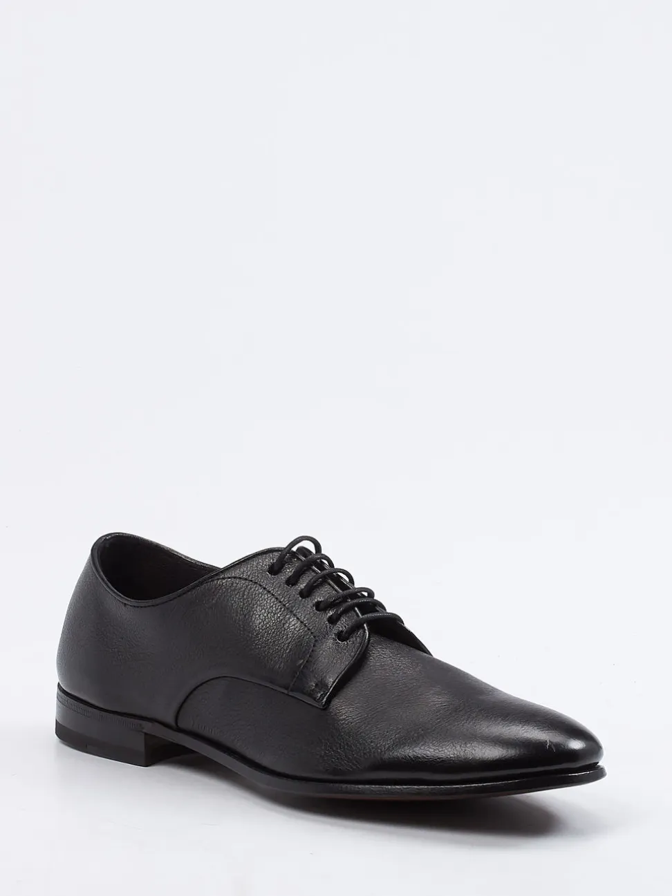Henderson – Derby-Schnürschuh aus Hirschleder Schwarz