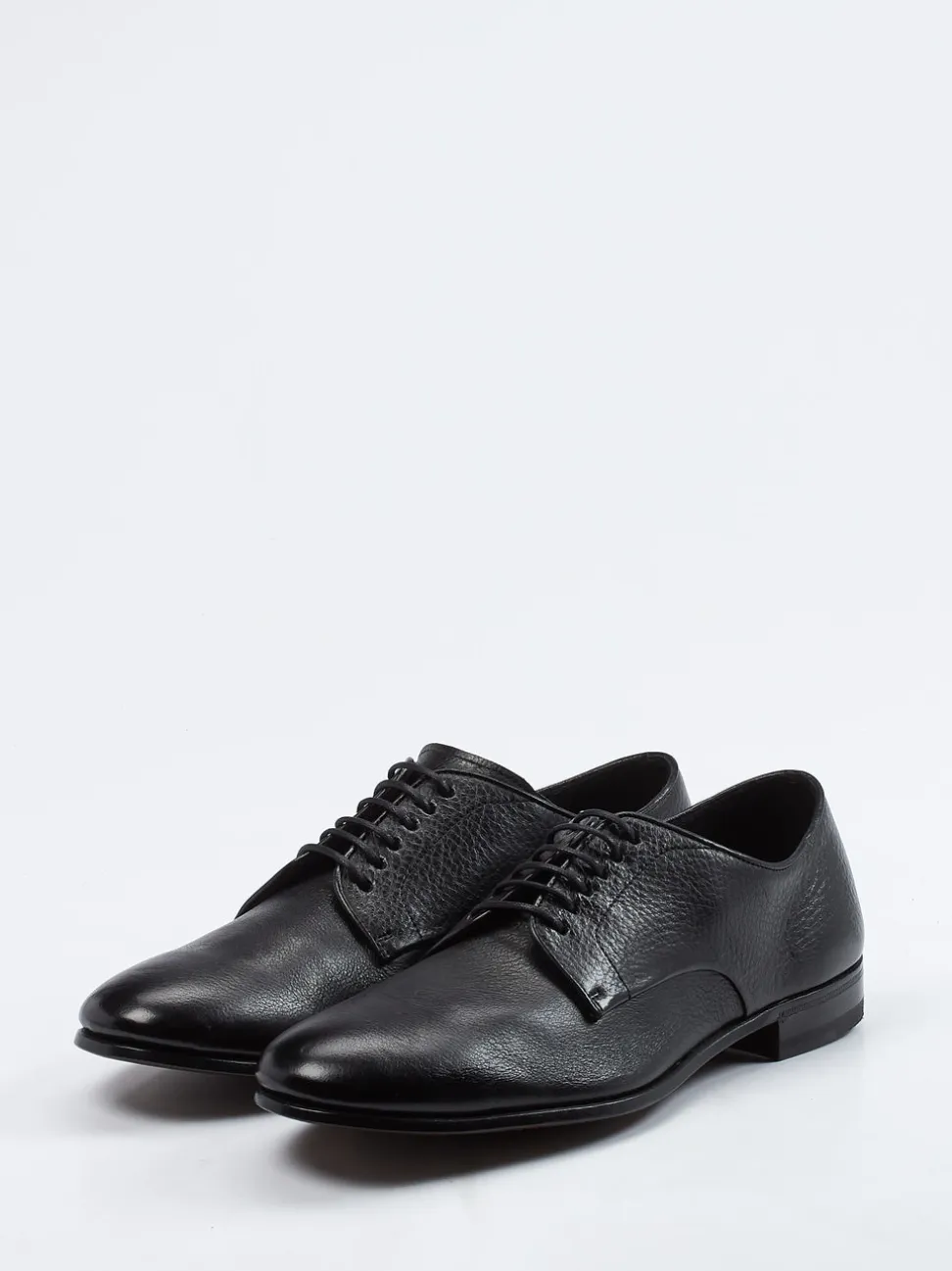 Henderson – Derby-Schnürschuh aus Hirschleder Schwarz