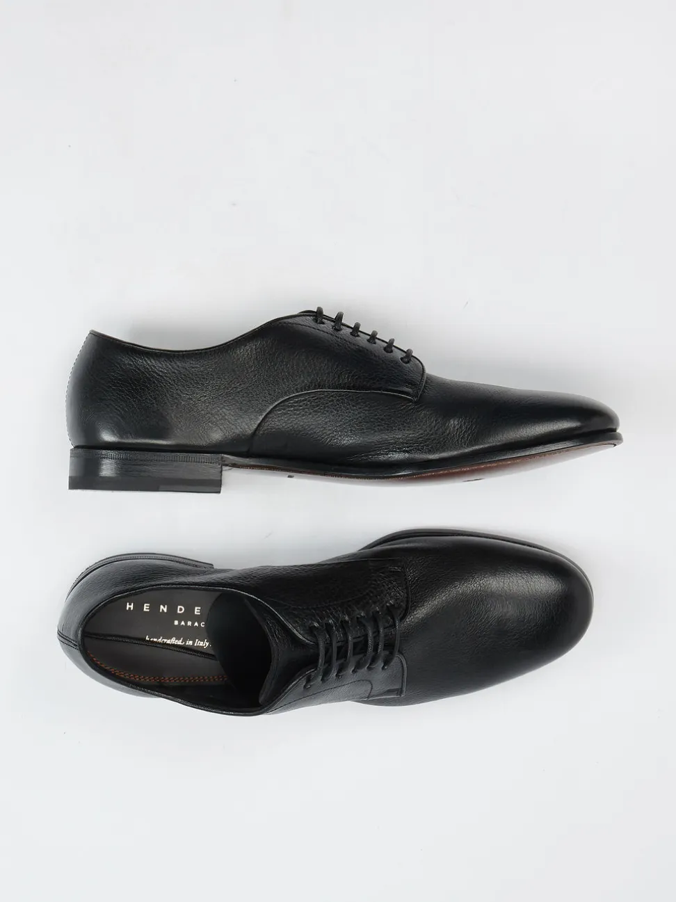 Henderson – Derby-Schnürschuh aus Hirschleder Schwarz