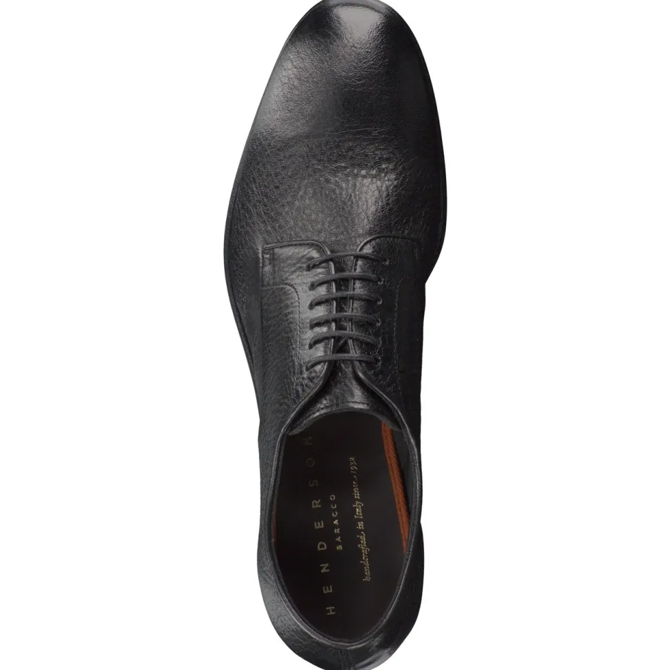 Henderson – Derby-Schnürschuh aus Hirschleder Schwarz