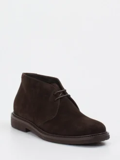Henderson – Desert Boots aus Veloursleder Dunkelbraun