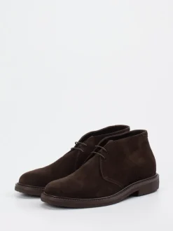 Henderson – Desert Boots aus Veloursleder Dunkelbraun