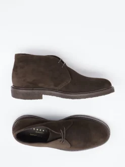 Henderson – Desert Boots aus Veloursleder Dunkelbraun
