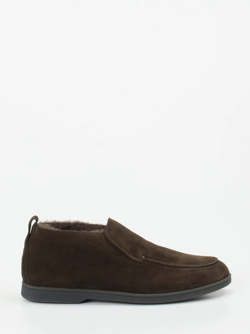 Henderson – Hausschuh aus Veloursleder dunkelbraun