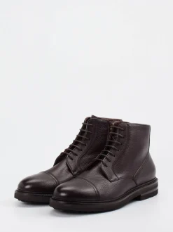 Henderson – Herren-Schnürboots aus Hirschleder Dunkelbraun