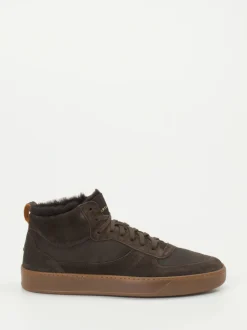 Henderson – High-Top Sneaker aus Veloursleder braun