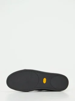 Henderson – High-Top Sneaker aus Veloursleder schwarz