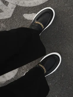 Henderson – Loafer aus Kalbleder in Schwarz
