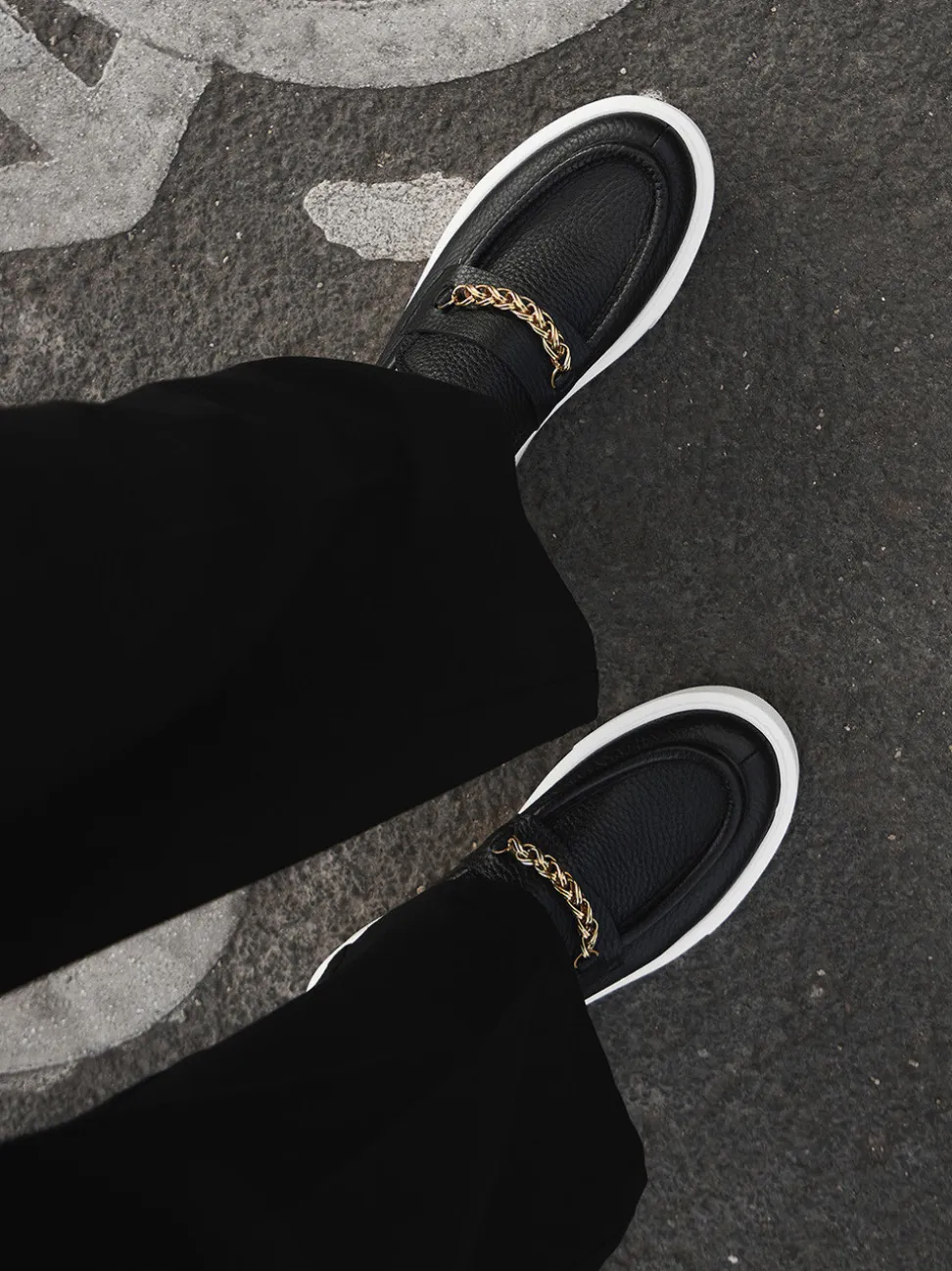 Henderson – Loafer aus Kalbleder in Schwarz