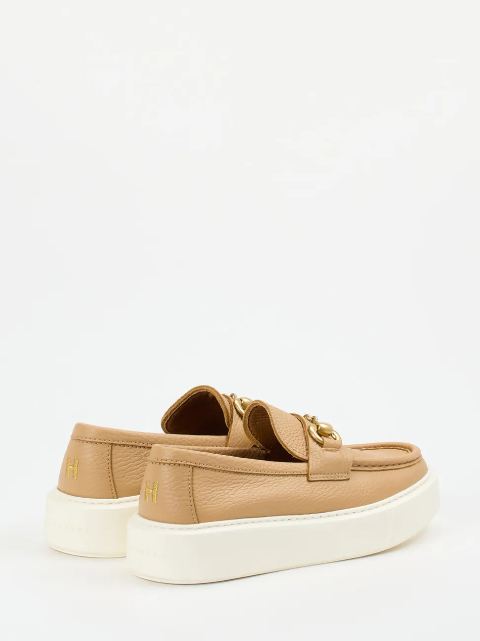 Henderson – Loafer aus Kalbleder in Beigebraun