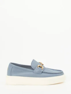 Henderson – Loafer aus Kalbleder in Taubenblau