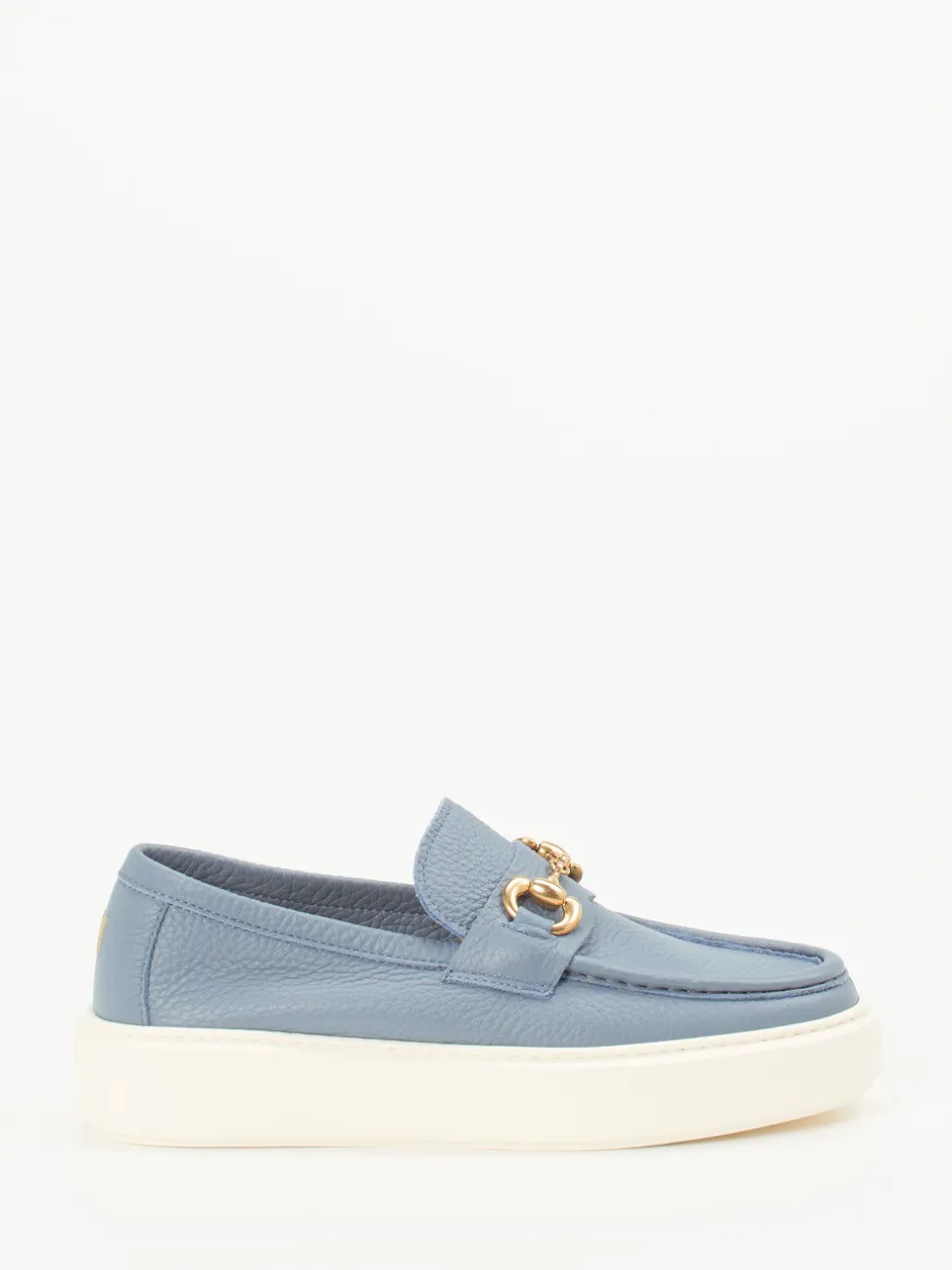 Henderson – Loafer aus Kalbleder in Taubenblau