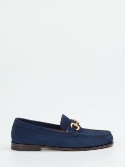 Henderson – Loafer aus Veloursleder marineblau