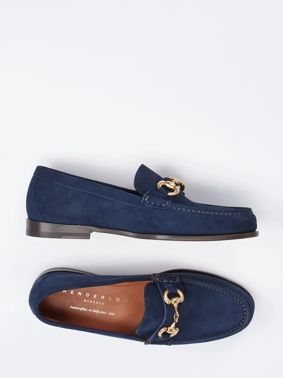 Henderson – Loafer aus Veloursleder marineblau