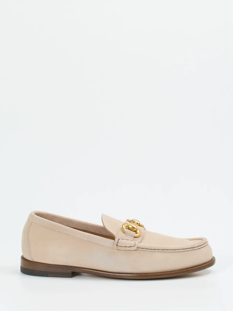Henderson – Loafer aus Veloursleder in Beige