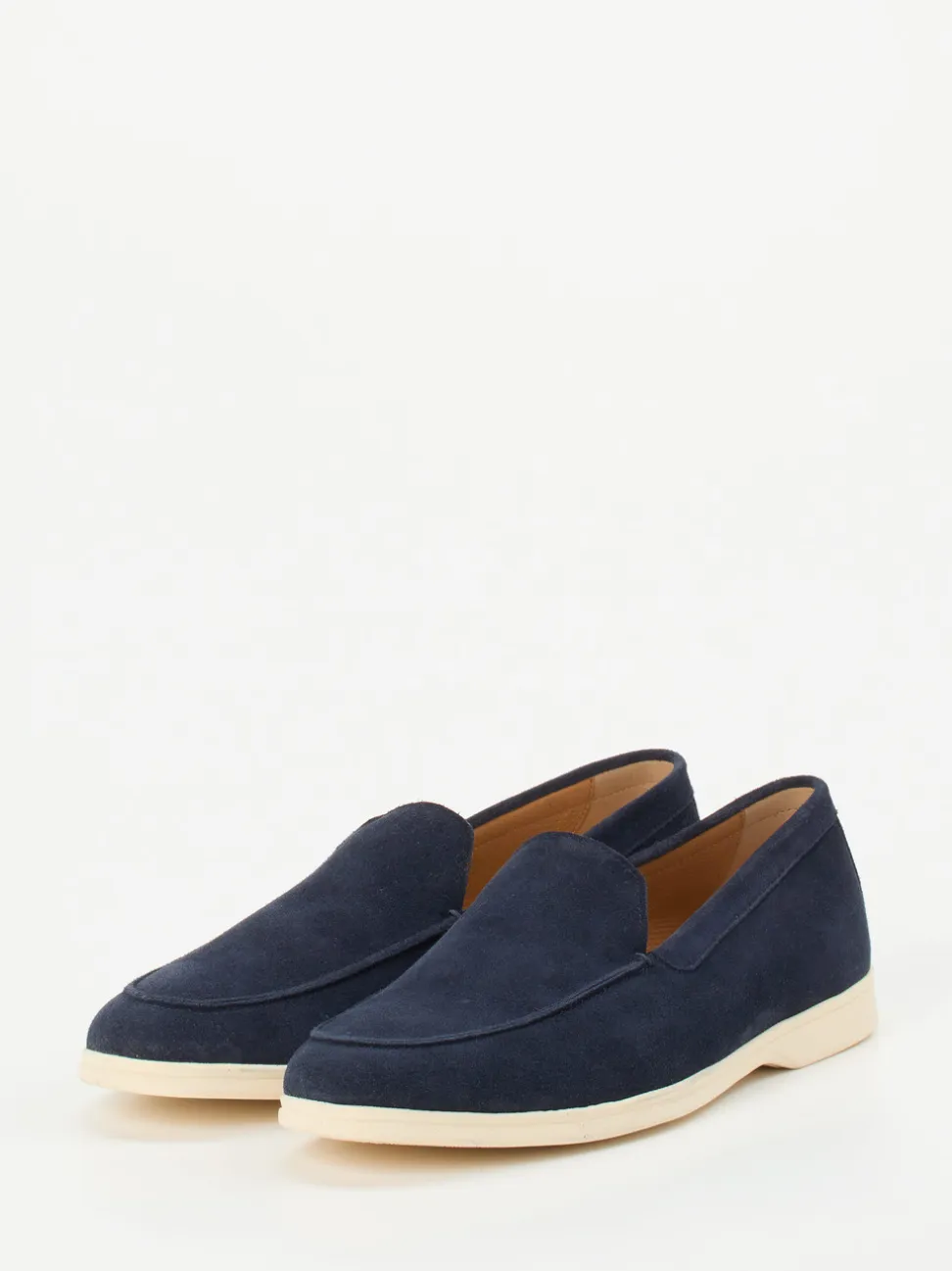 Henderson – Loafer aus Veloursleder navyblau