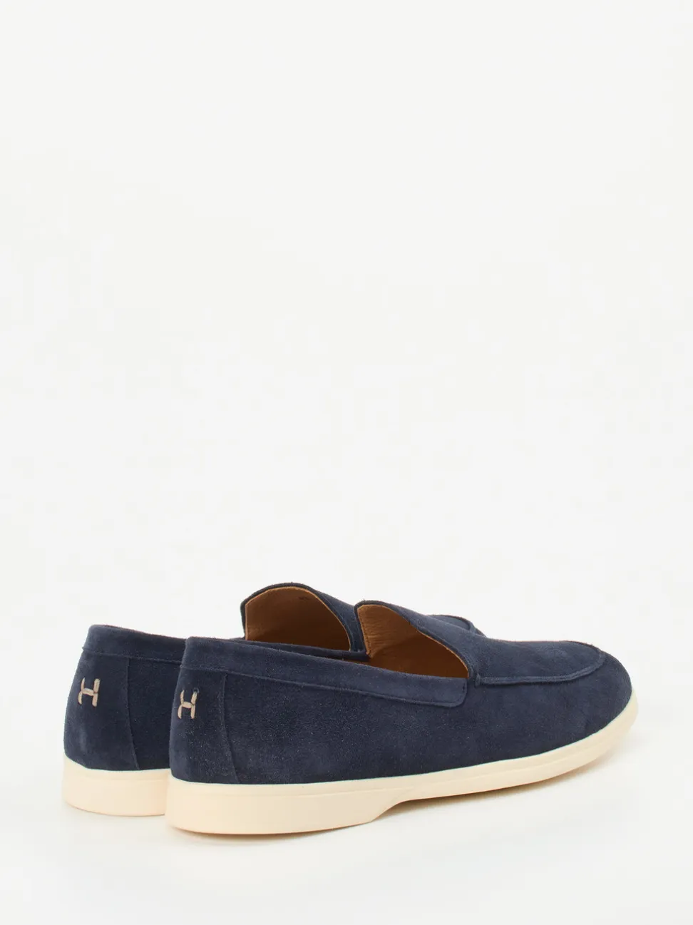 Henderson – Loafer aus Veloursleder navyblau