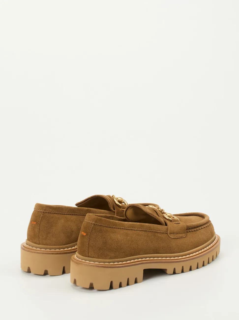 Henderson – Loafer aus Veloursleder cognacbraun