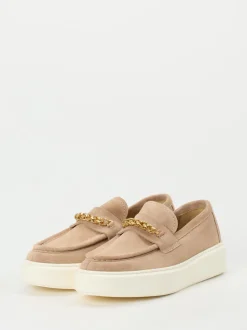 Henderson – Loafer aus Veloursleder Sandbeige
