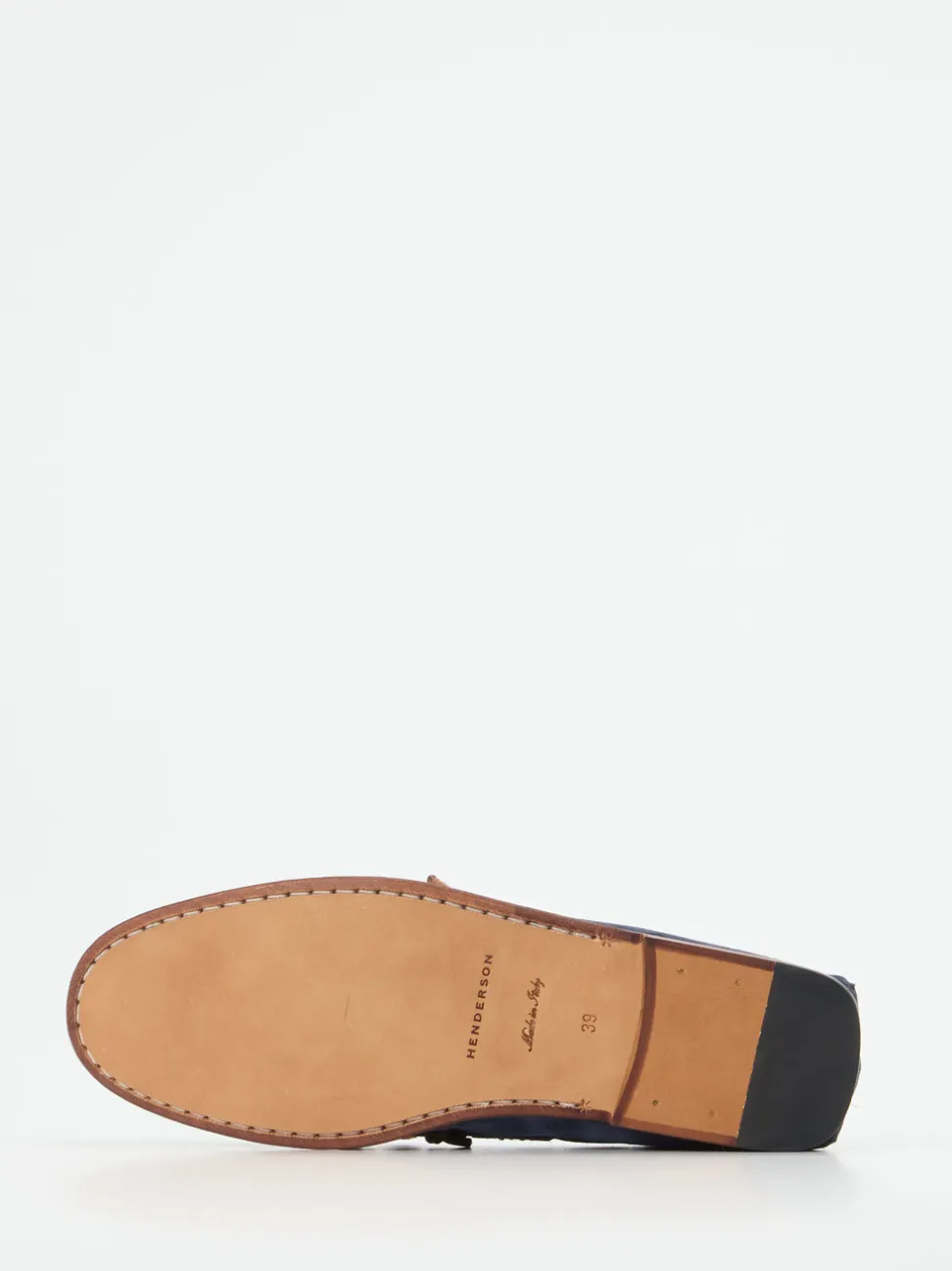 Henderson – Mokassins aus Veloursleder Dunkelblau